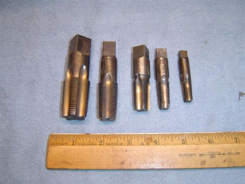 Lot Used  Pipe Taps 3/4,1/2,3/8,1/4,1/8