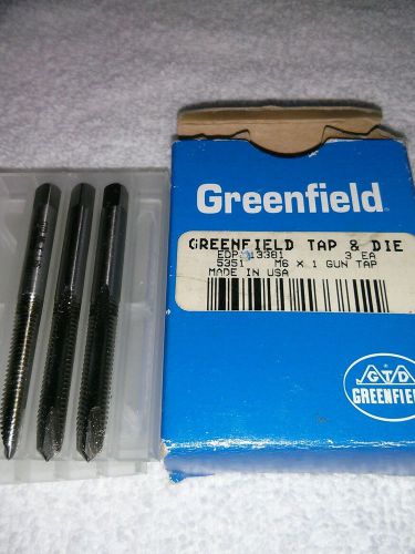 Greenfield tap 13381 m6x1 2fl d5 plug spr point gun tap. qty 3 for sale