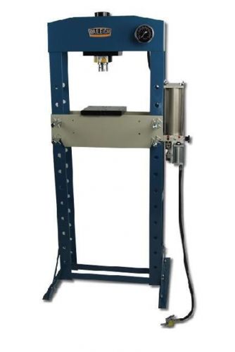 30 ton 5.9&#034; strk baileigh hsp-30a h-frame hydraulic press, pneumatic/manual oper for sale