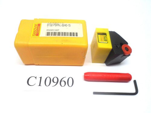 New sandvik coromant lathe tool hoder bt32-psrnl-3240-15 3n0251227 lot c10960 for sale