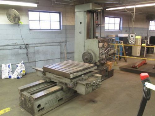 Meuser Boring Mill S/N M70BF-37031; with 39&#034; x 39&#034; T-Slotted Worktable