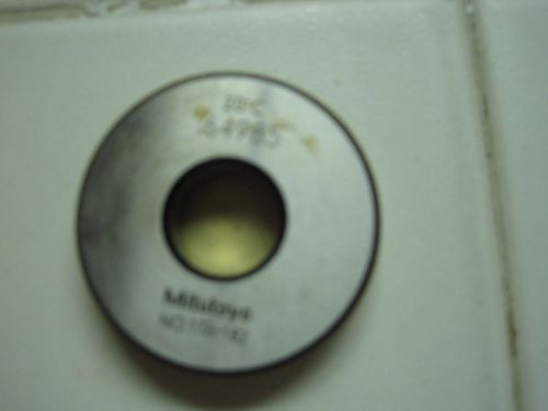 Mitutoyo 177-182 gage setting ring 20c  64985&#034; circular gauge w/case for sale