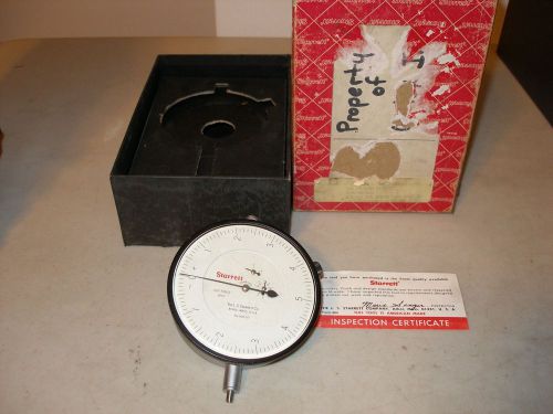 Starrett No. 656-511 .200&#034; Range .0001&#034; Graduation Dial Indicator