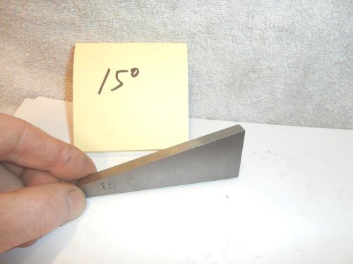 Machinists 1/1/a  buy now  15 degree set up triangle solid 3/8 thick for sale