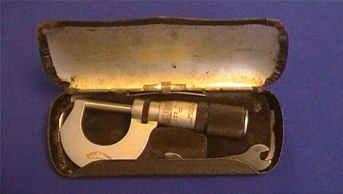 Moore &amp; Wright Sheffield 961ZF W/Case Micrometer Metalworking Used Guaranteed