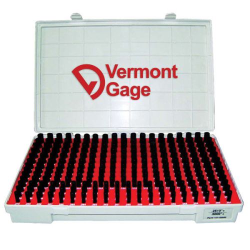 Vermont gage black guard class zz pingage set measuring range:0.2510&#034;~0.5000&#034; for sale