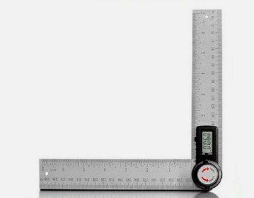 Digital angle finder 360° spirit level protractor gauge rule 0.05 20cm for sale