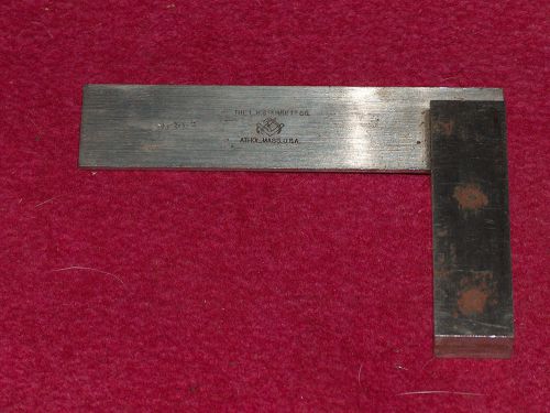 L.S. STARRETT NO 20 3 INCH PRECISION MACHINIST SQUARE