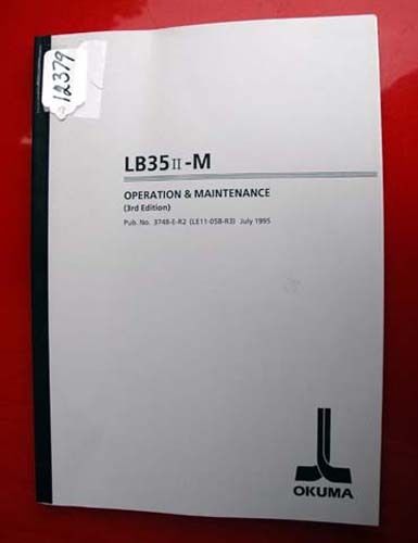 Okuma LB35 II-M Operation &amp; Maintenance Manual: (LE11-058-R3) (Inv.12379)