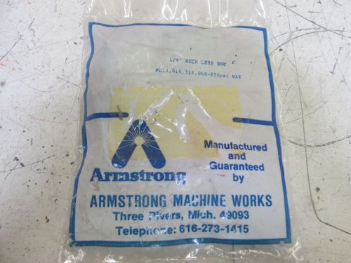 ARMSTRONG 1/4&#034; MECH LESS BKT *NEW IN A FACTORY BAG*