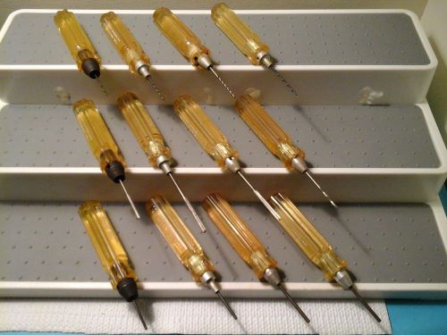 Machinist lot -  (12) bristol muli -use hand drivers with set screw hold for sale
