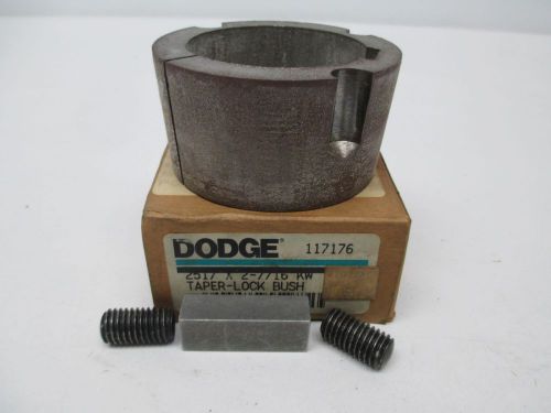 New dodge 117176 2517 x 2-7/16 kw taper-lock 2-7/16 in bushing d303097 for sale