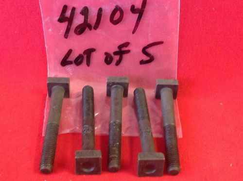 Nos jergens 42104 black oxide t bolts 3/8-16 x 3-3/4&#034;  lot of 5 usa made for sale