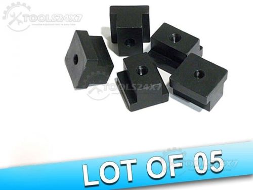 Pack of 5 pcs-t-slot nut 1/2&#034; m12 slot nuts clamping steel black oxide finish for sale