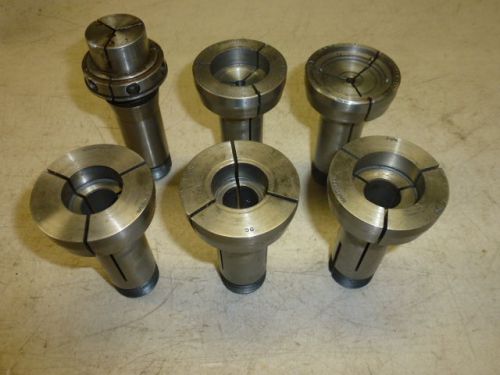 LOT of (6) HARDINGE 5C STEP EMERGENCY COLLETS