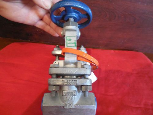 Globe valve - Powell 1/4&#034;; model #2474 SWE