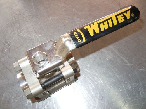 Nos whitey swagelok  ball valve 3/4&#034; npt stainless steel ss-65tf12 full bore usa for sale
