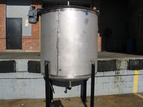 550 gallon stainless steel tank with paddle mixer for sale