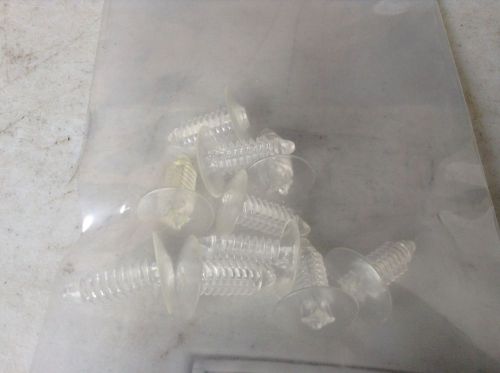 Package of 10 plastic screws 3/4&#034; long by 1/4&#034; inch diameter