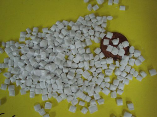 HDPE White Plastic pellets High Density Polyethylene Resin Material 50 LBS