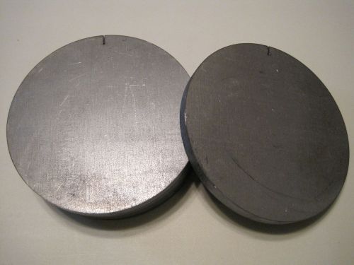 1/2&#034; steel plates, disc shaped, 6.75&#039;&#039; diameter, (3 pcs.) for sale