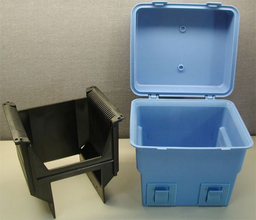 Entegris storage wafer box 150mm e90 fluoroware &amp; transport wafer case a196-60ml for sale