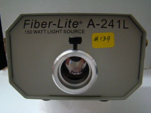 (x2) Dolan-Jenner, A241L, Fiber Lite Optic Illuminator Module, 21V, 150W.
