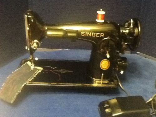 Singer 201 201-2 Heavy Duty Industrial Strength Sewing Machine - New Wiring