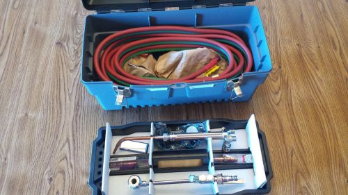 Smith medium duty cutting welding kit w/regulators and hoses wh100 body new for sale