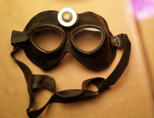 VINTAGE Steampunk MSA Safety Protection Goggle  Mask