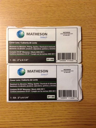 Matheson Select Cover Lens - 2&#034; x 4 1/4 &#034; - Lot of 2
