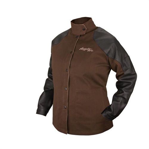 Revco AngelFire BW9C/PS Women&#039;s Hybrid FR Cotton/Pigskin Welding Jacket, Medium