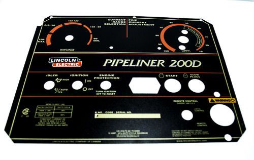 Lincoln Pipeliner 200D OEM FACEPLATE BW742
