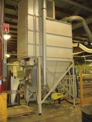 Donaldson dalmatic dce du45rf 12ad dust collector w/ rotary air lock for sale