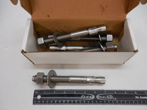 Wej - it  ankr-tite anchors 303 stainless 3/4&#034; x 7&#034; box of 5 piece  zats3470a for sale