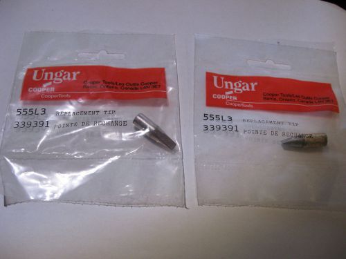 Qty 2 Ungar Cooper Tools Soldering Iron Replacement Tip 555L3 339391 -New Bagged