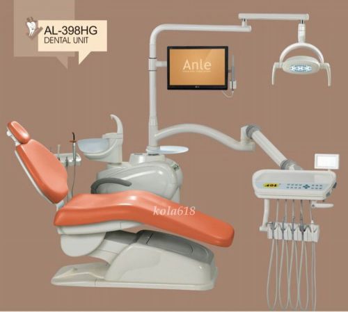 Computer controlled dental unit chair fda ce approved al-398hg hard leather for sale