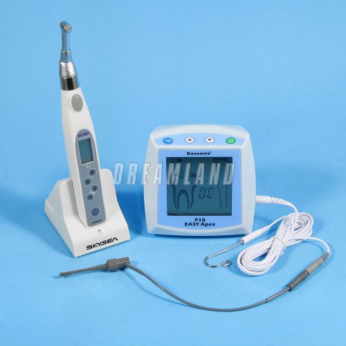 Dental cordless endo motor + apex locator root canal treatment lcd display for sale
