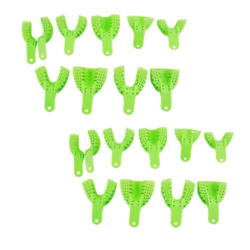 20pcs Dental Plastic Impression Trays Autoclavable high quality Dental Central