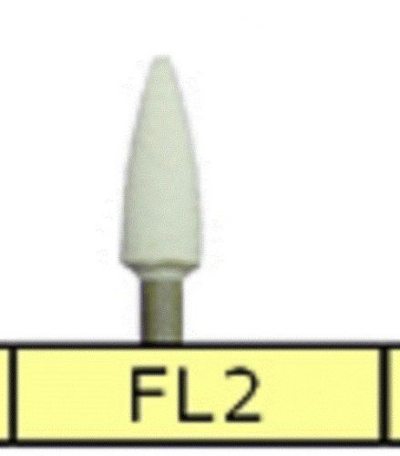 White Stones FL2 FG Shank 120/Box Besqual for dental composites