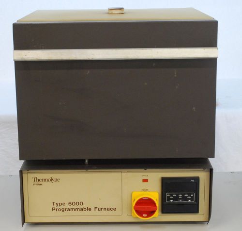 Thermolyne Sybron Type 6000 Programmable Furnace Model No. F6038C