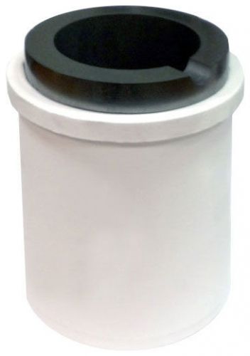Graphite Crucible w/ SiO2 Liner for Metal Casting Induction Melting 250ml Volume