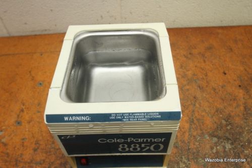 COLE-PARMER 8850 ULTRASONIC CLEANER MODEL 8850-00 WATER BATH