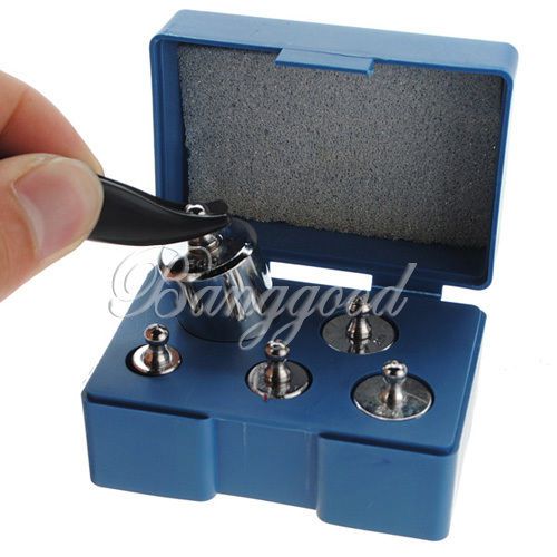 5x 50g 20g 10g 5g grams precision chrome calibration scale weight set kit m2 new for sale