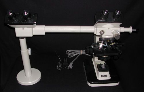 Nikon Alphaphot-2 YS2 2-Head Teaching Microscope