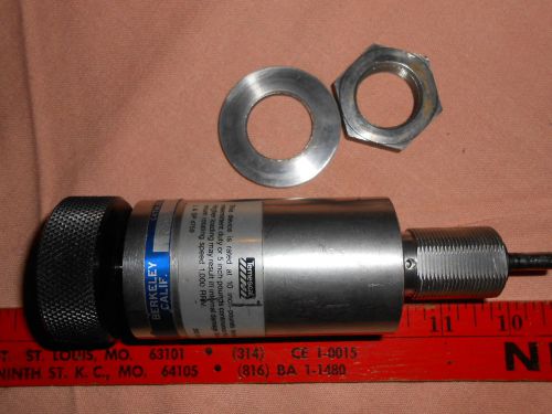 Airco-temescal ultra-high vacuum rotary feedthru, 1\4&#034; shaft, 1.5&#034; o-ring seal for sale