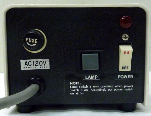 MICROSCOPE LAMP LIGHT POWER SUPPLY UNIT AC120V MADE IN JAPAN