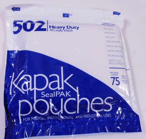 Kapak sealpak 502 heavy duty 4.5 mils sealpak pouches for sale