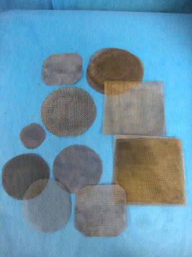 Various Sieve Mesh Screens 6&#034; to 2.5&#034; Lot of 14