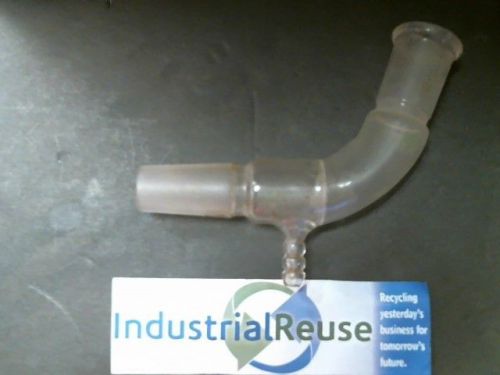 Pyrex 24/40 2 Way Adapter With Tubation Sidearm Scientific Lab Glass